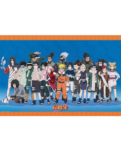 Maxi Poster Abystyle Animation Naruto Konoha Ninjas Ozonero