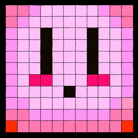Kirby Pixel Art Pixel Art Minecraft Pixel Art Art Ima