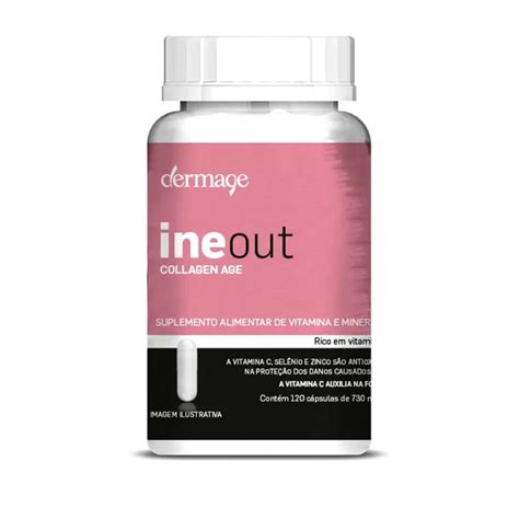 Ineout Collagen Age Dermage Com 120 Cápsulas Dermage Farma Direta