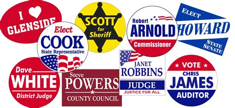 Custom Campaign Buttons Political Buttons Capitol Promotions
