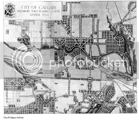 Calgary Map Historical