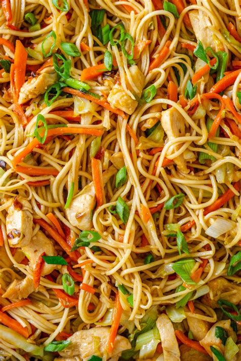 Classic Chow Mein Noodles Is So Satisfying With Chicken Vegetables And The Best Homemade Chow