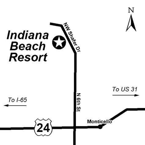 Indiana Beach Campground Map