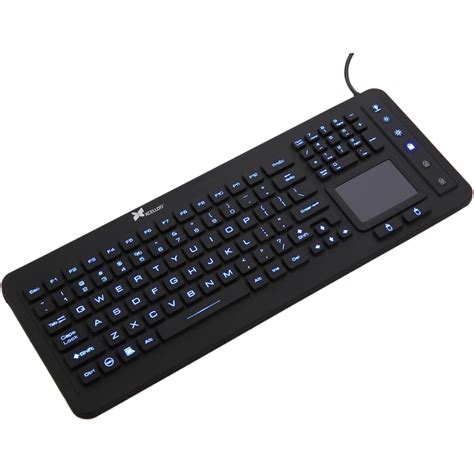 Xcellon Rigid Silicone Wired Keyboard With Backlit Keys Ksw 20bl
