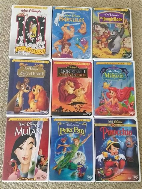 Walt Disney Animated Anthology Classic Dvd Collectors Set Rare Boxed