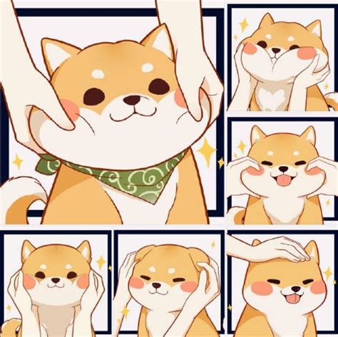 Pin By Glyph On Anime Cute Dog Drawing Cute Kawaii Animals Cute