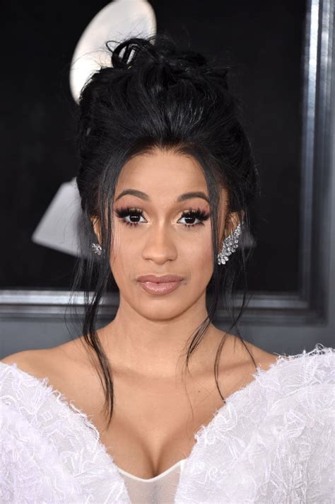 Cardi B Hair And Makeup Grammys 2018 Popsugar Beauty Middle East