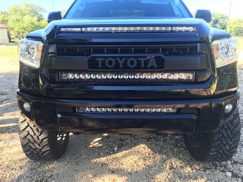 Light Bar Size Behind A Trd Pro Grill Toyota Tundra Forum