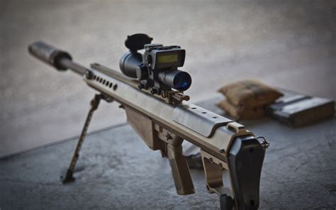 Barrett M82 Sniper Rifle Wallpaper For Widescreen Desktop Pc 1920x1080