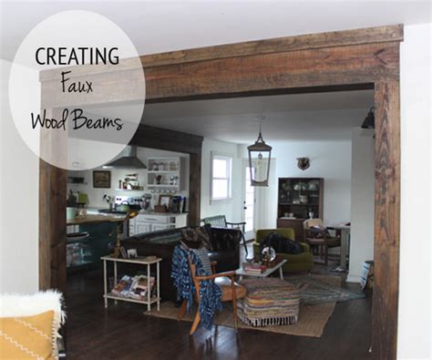 Beams are especially popular in rustic decors but not only. DIY faux wood beams - Stockton Mortgage