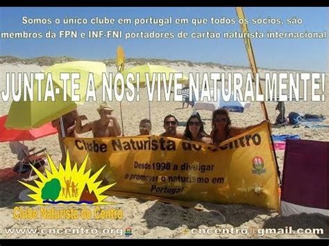 Próximas atividades naturistas do CNC Clube Naturista do Centro YouTube