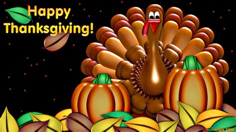 Turkey In Black Background Hd Thanksgiving Wallpapers Hd
