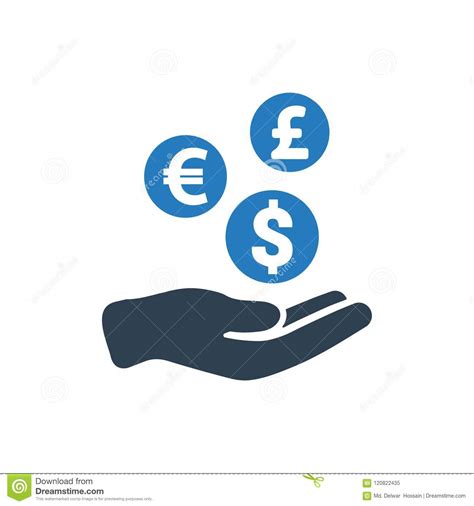Revenue, Earning Icon stock vector. Illustration of paying ...
