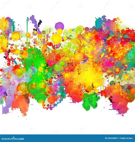 Abstract Color Splash Background Illustration Royalty Free Stock