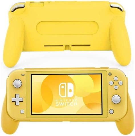 Nintendo Switch Lite Game Silicone Hoesje Geel