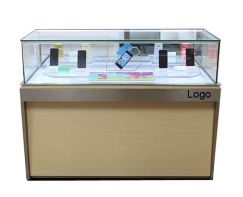China Mobile Shop Display Wood Display Counter Mobile Phone Display Stand