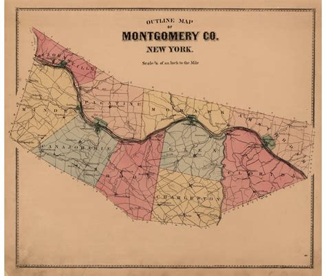 Montgomery County Map Cities Towns