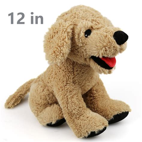 Dog Stuffed Animals 12 In Soft Cuddly Golden Retriever Plush Toys
