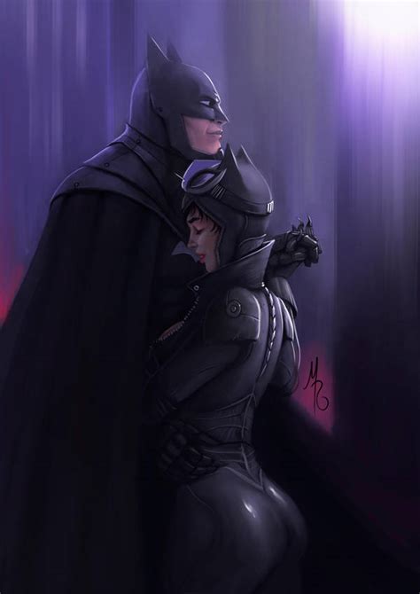 Fan Art Batman And Catwoman By M Renoir On Deviantart