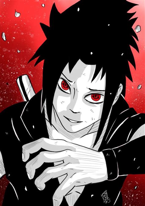 Illustration Sasuke Uchiha Naruto Shippuden Fan Art Fan Art