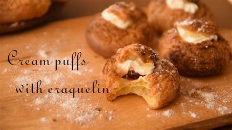 recipe cream puffs with craquelin youtube