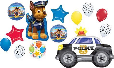 Anagram Paw Pups Chase And Police Car On Patrol Birthday Party Supplies