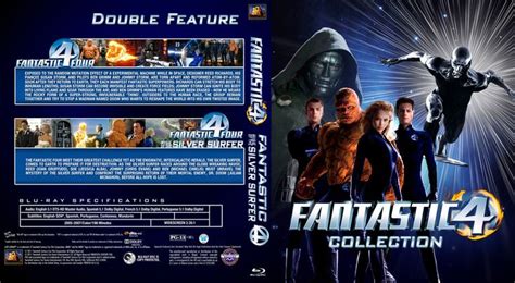 Fantastic Four Collection Custom Blu Ray Cover Fantastic Four Blu