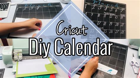 Diy Calendar Cricut Youtube