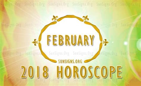 February Horoscope February 2018 Monthly Horoscope Sunsignsorg