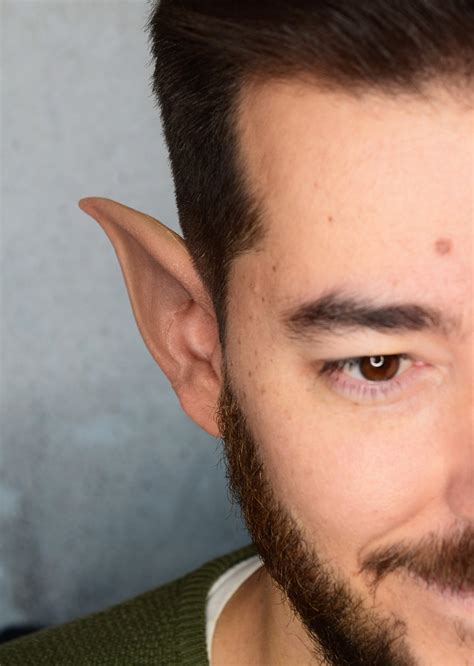 Long Elf Ears Latex Prosthetic Elf Ear Tips Fantasy Costume Etsy Uk