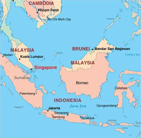 Where Is Singapore Located World Map Asia Countries And Continent