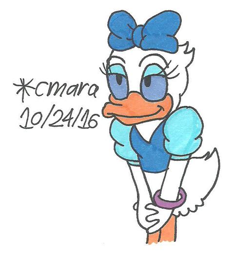 Safe Artist Cmara Daisy Duck Disney Bird Duck Waterfowl