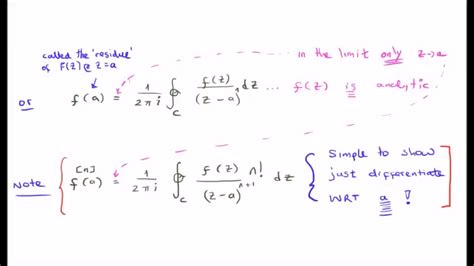 Cauchy Integral Formula 44 Youtube