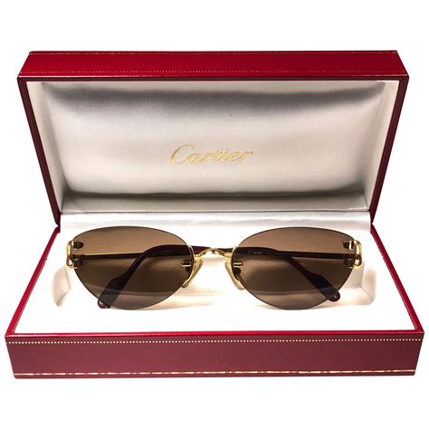 Cartier Men S 18k Gold Frame Glasses At 1stdibs 18k Gold Glasses Frames Mens 18k Gold