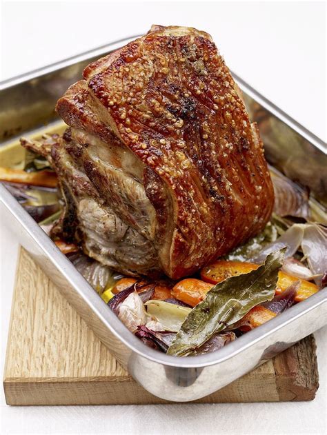 Slow roasted bone in pork rib roast. Pork roast recipe | Slow roasted pork shoulder | Jamie Oliver | Recipe in 2020 | Slow roasted ...