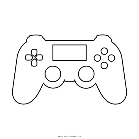 Dibuja Y Colorea Un Control De PlayStation Dibujos Para Niños vlr