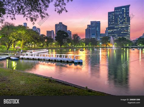 Lumpini Park Bangkok Image Photo Free Trial Bigstock