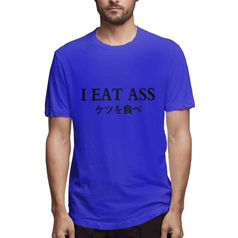men s funny i eat ass classic casual style jogging blue short sleeve t shirts tee s t shirts