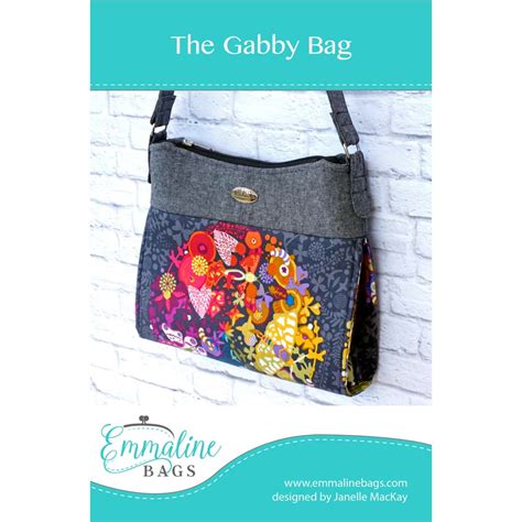 Emmaline The Gabby Bag Pattern Bag Making Patterns