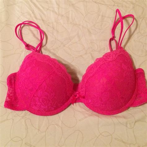 Forever 21 Tops Hot Pink Lace Bra Poshmark