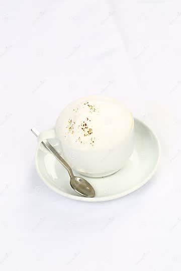Cappuccino With Whipped Cream Stock Photo Image Of Cream Cappuchino