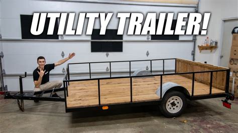 Diy Trailer Kit Canada How To Build A Utility Trailer Diy Trailer