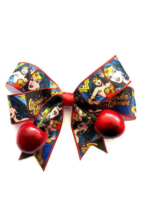 Dolly Cool Wonder Woman Cherry Bow Attitude Clothing