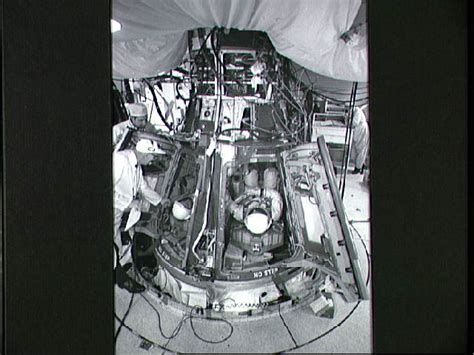 Astronauts Scott And Armstrong Inserted Into Gemini 8 Spacecraft