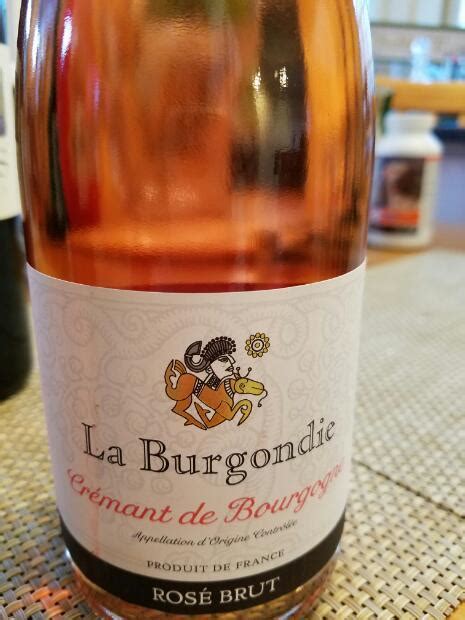 Nv La Burgondie Crémant De Bourgogne Rosé Brut France Burgundy