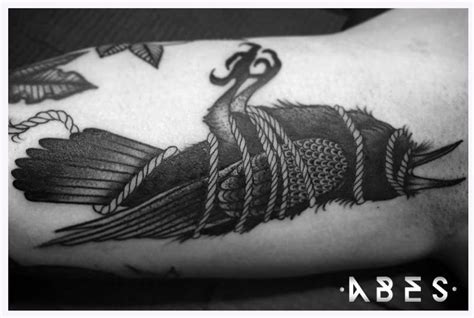 Dead Crow By Abes Rip Tattoonow