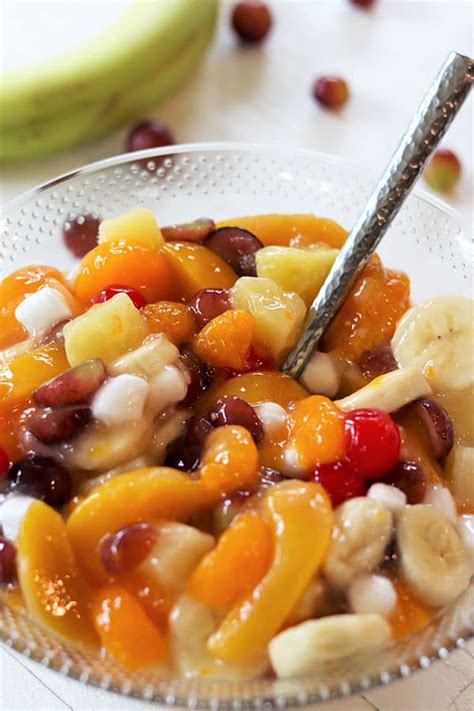 Quick And Simple Canned Fruit Salad Recipe Seeking The Rv Life