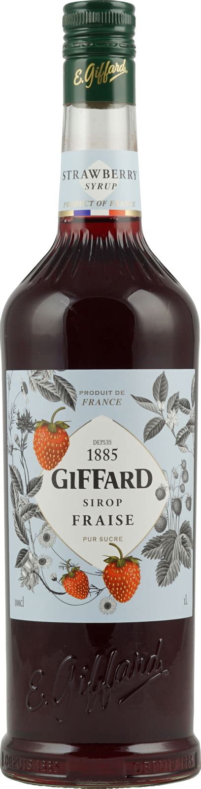 Giffard Erdbeer Sirup Liter Bei Uns Im Shop Kaufen