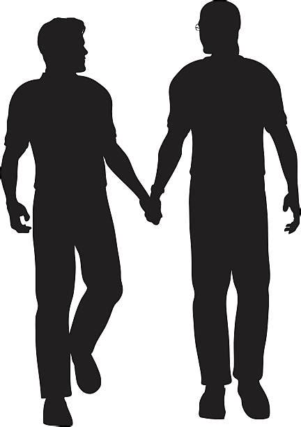 Gay Couple Holding Hands Illustrations Royalty Free Vector Graphics
