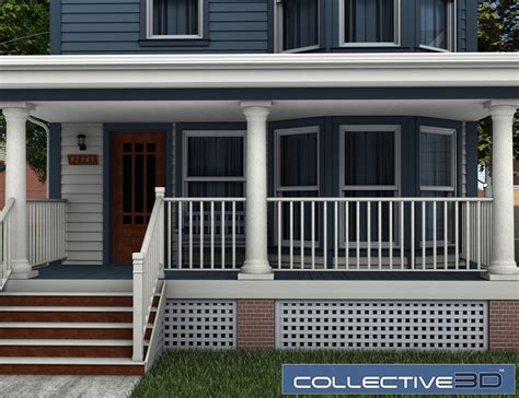 Collective3d Modern Home Exterior 1 Daz 3d